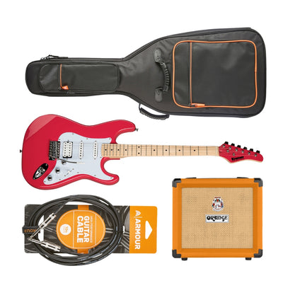 Kramer - Focus VT211S Guitar Pack w/ Crush & Accessories - Ruby Red