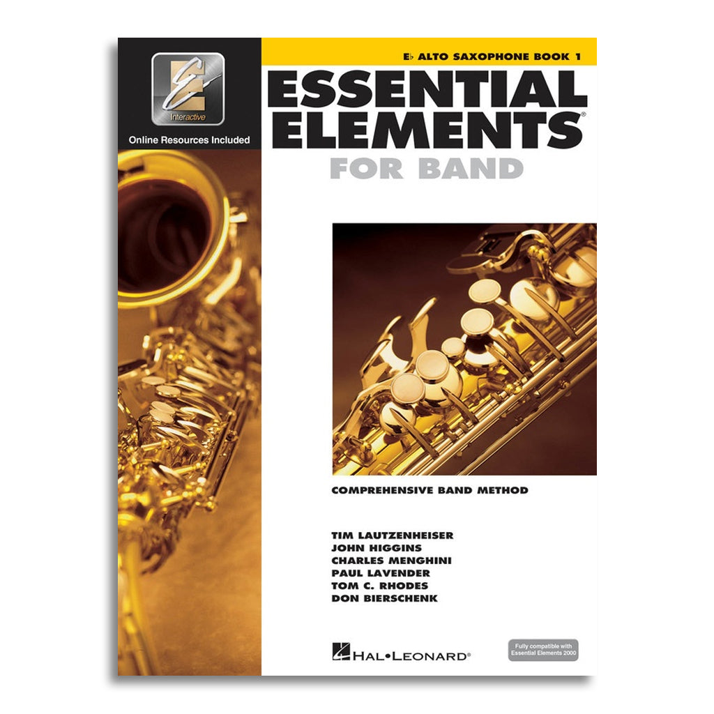 Essential Elements For Band E Flat Alto Saxophone Book 1