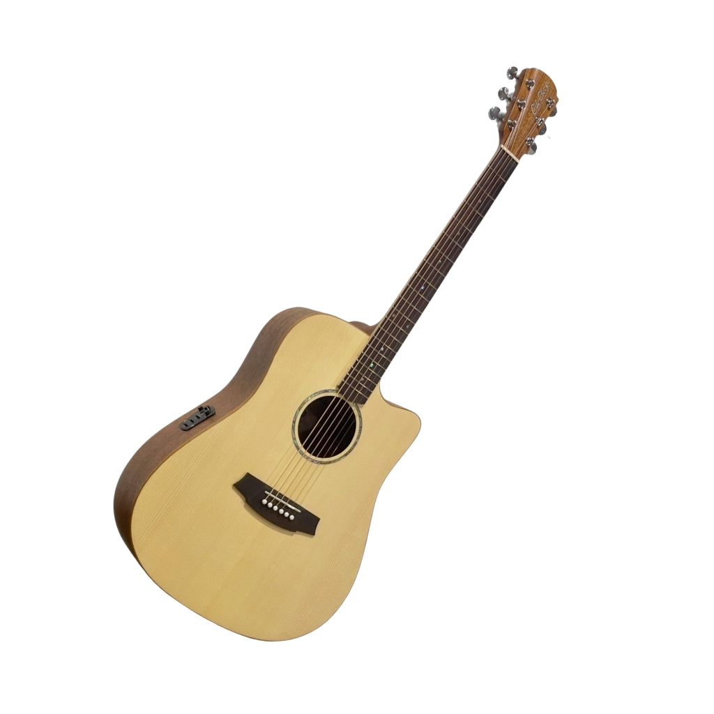 Cole Clark Studio Dreadnought Spruce Mahogany Top African Mahogany Back & Sides w/Cutaway Acoustic-Electric Guitar