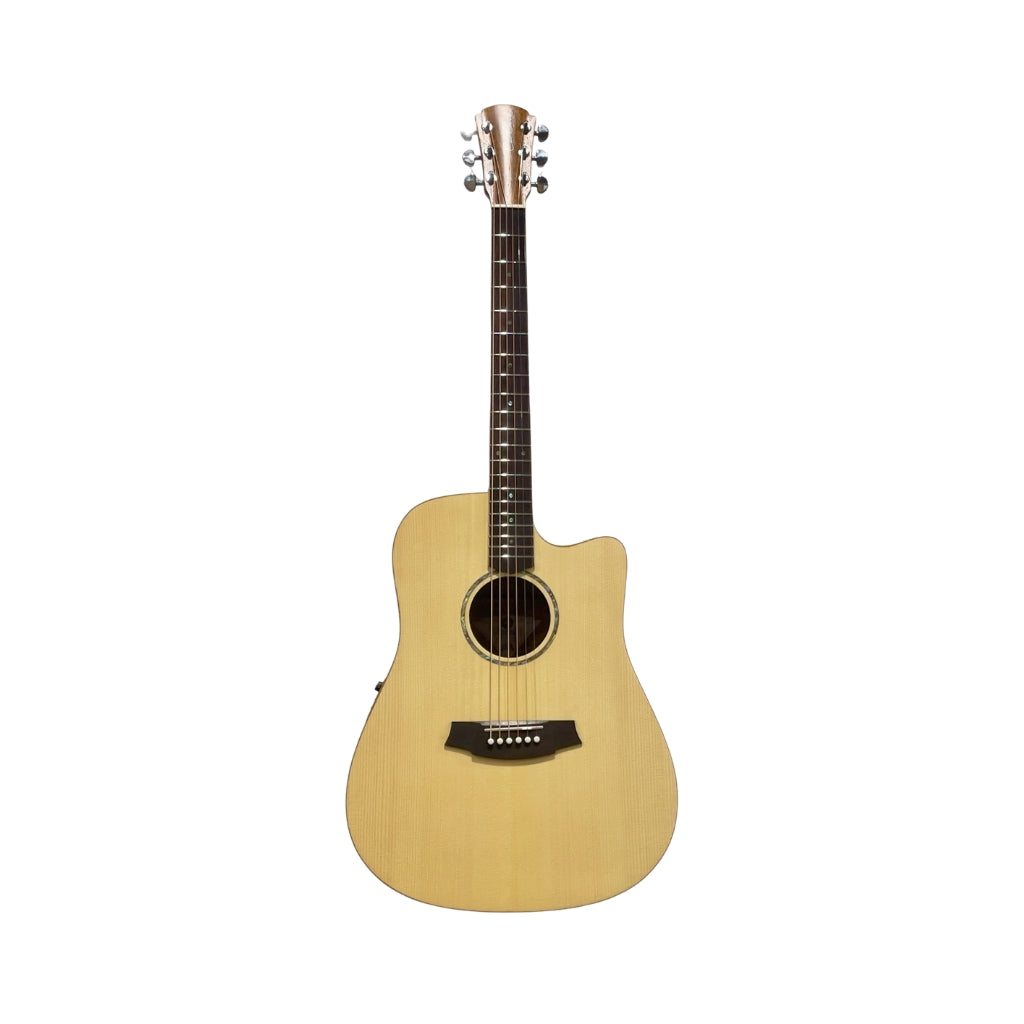 Cole Clark Studio Dreadnought Spruce Mahogany Top African Mahogany Back & Sides w/Cutaway Acoustic-Electric Guitar