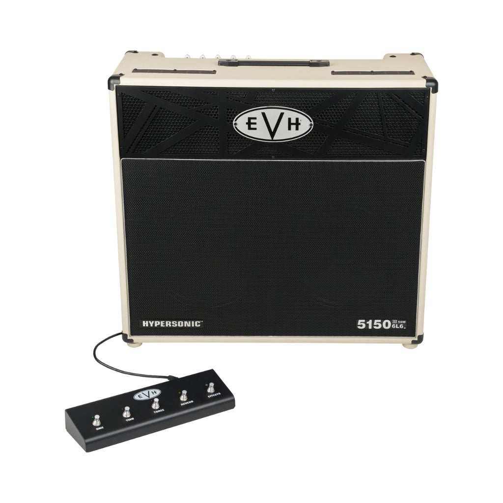 EVH - 5150III Hypersonic 6L6 50-watt 2 x 12-inch Combo Amplifier - Ivory