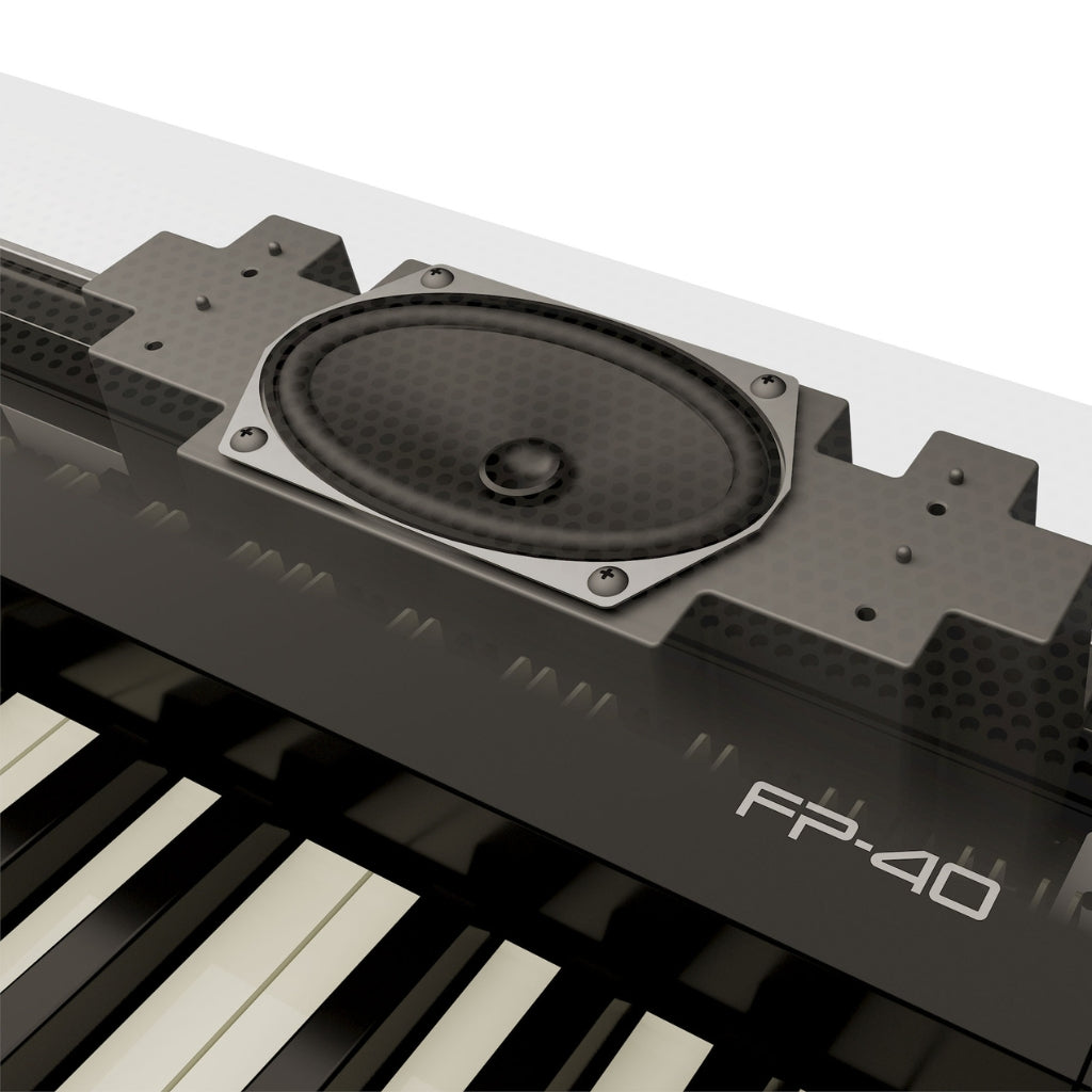 Roland - FP40 88-Key Digital Piano with Stand & Pedal - White