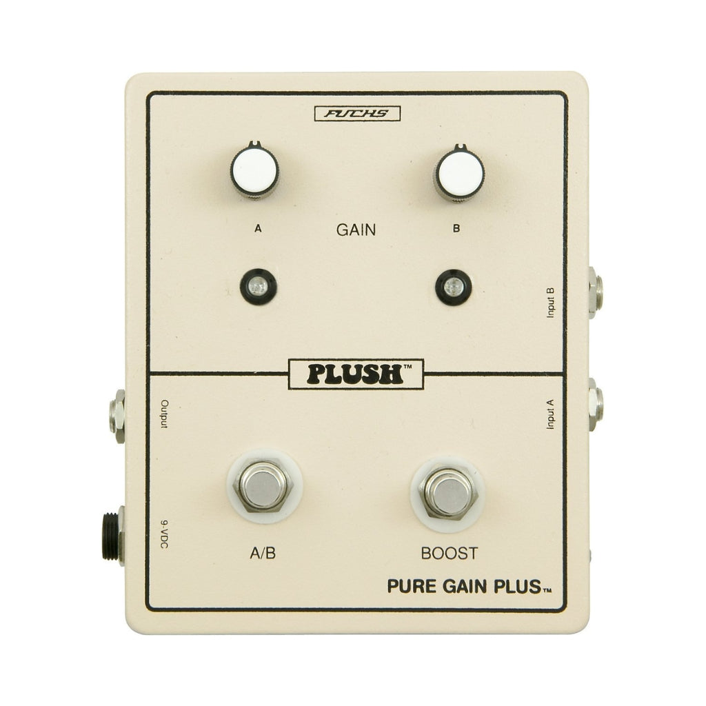 Fuchs Plush Pure Gain Plus (A/B) Guitar Effects Pedal - Sky Music