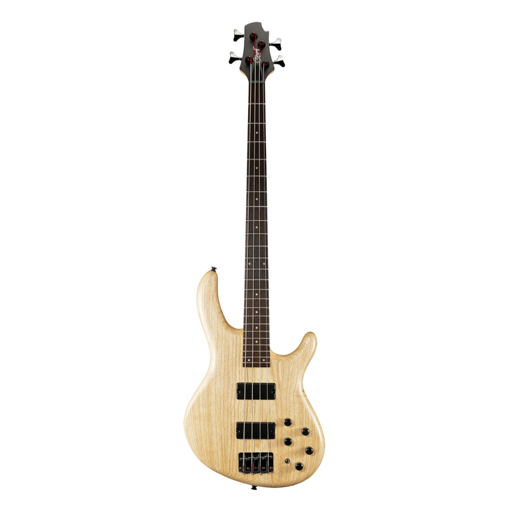 Cort - Action DLX AS 4-String Bass Guitar - Open Pore Natural