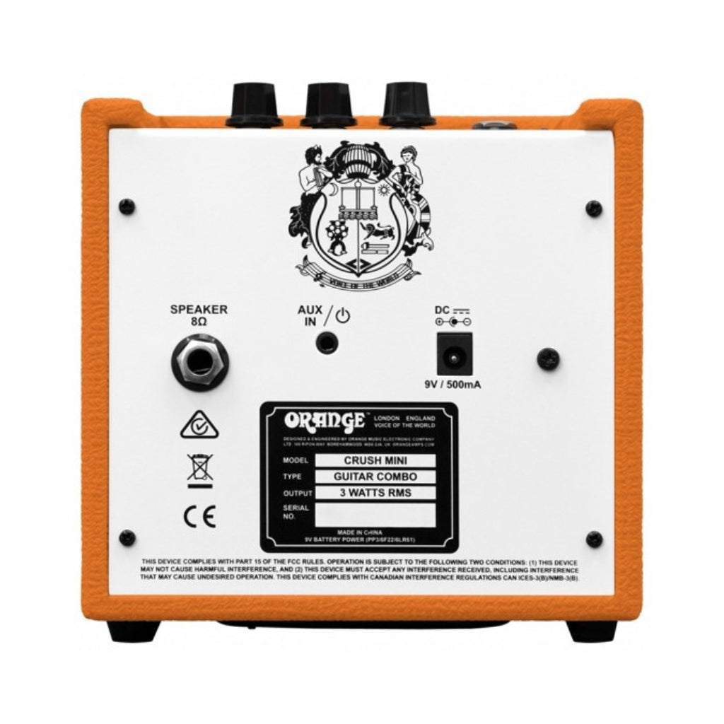 Orange - Crush Mini 3-watt Micro Amp - Orange