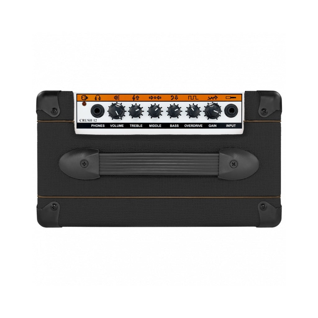 Orange - Crush 12 1 x 6-inch 12-watt Combo Amp - Black