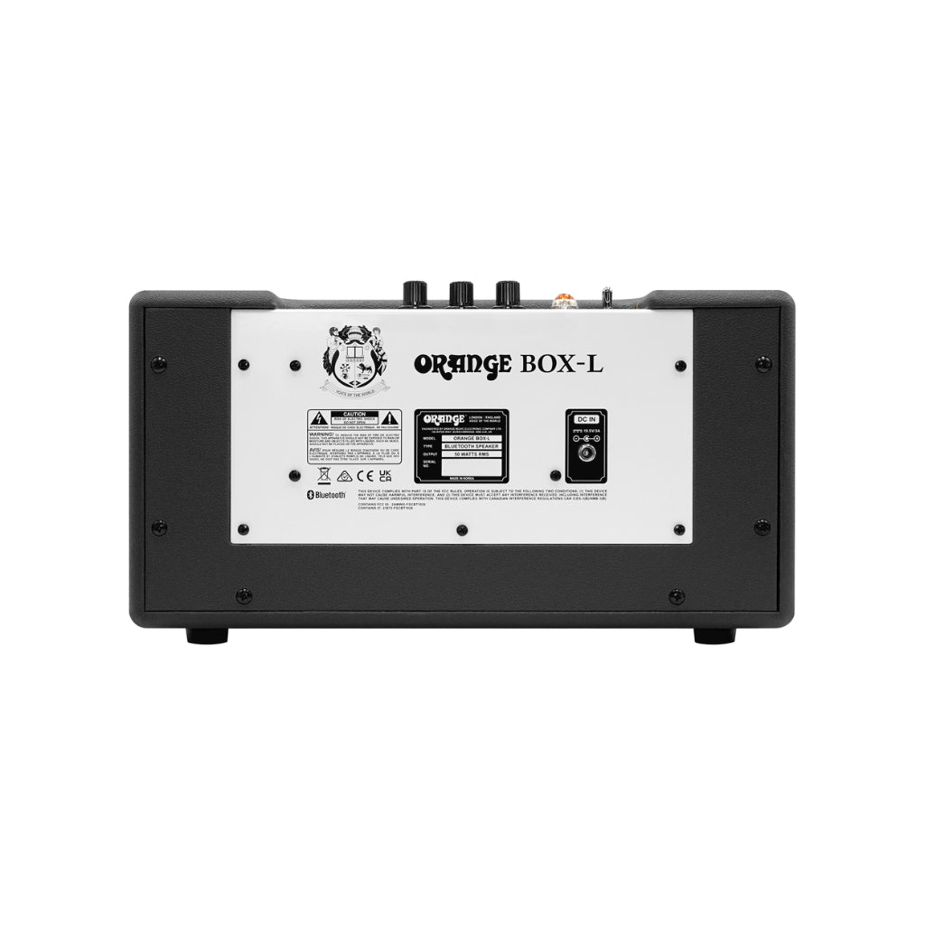 Orange - Box-L Bluetooth Hifi Speaker - Black