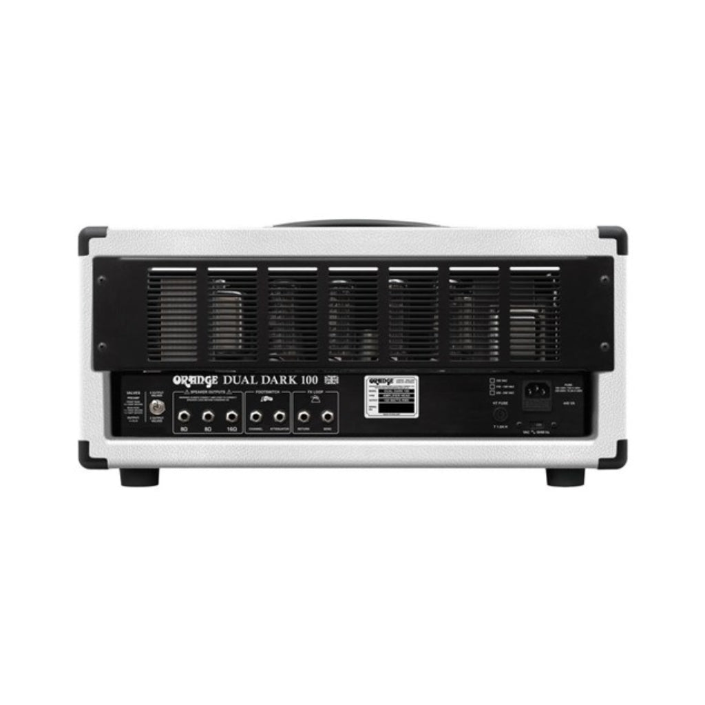 Orange - Dual Dark 100 Limited Edition Amp Head - White