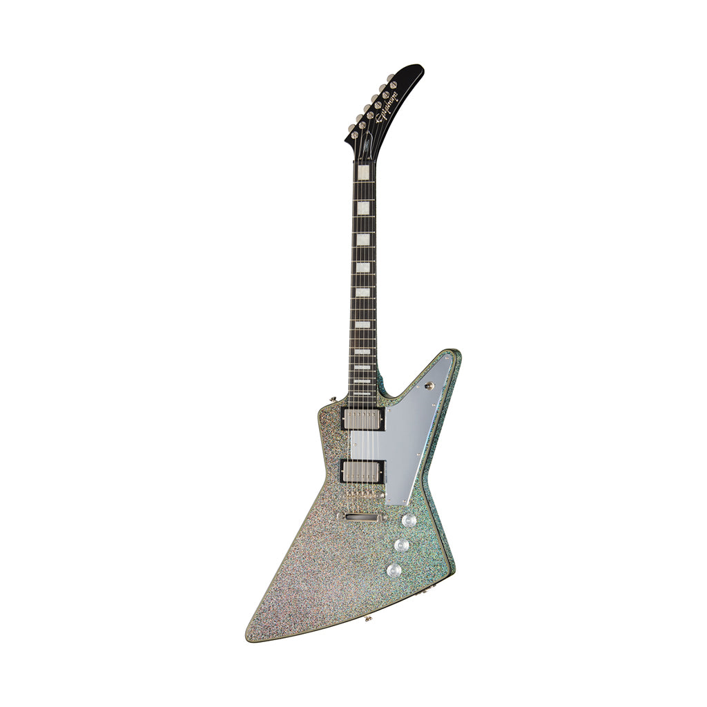 Epiphone Lzzy Hale Explorer Black Diamond Holograph Sparkle front