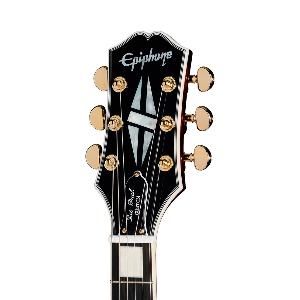 Epiphone - Les Paul Custom Figured Electric Guitar - Iced Tea Burst