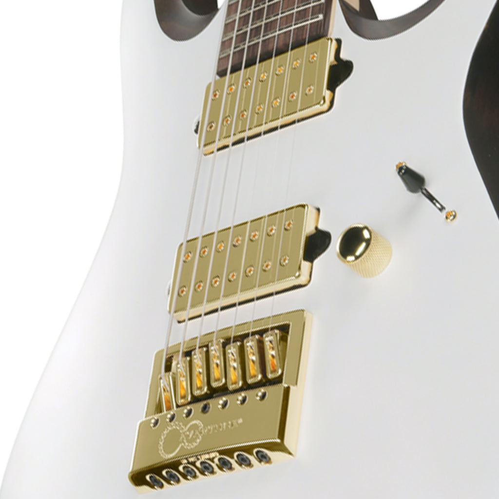 Ibanez K7 Yang Head Signature 7-String Rosewood Fretboard - White