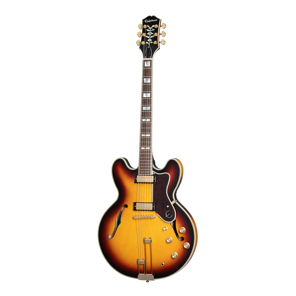 Epiphone Sheraton Frequensator Rosewood Semi-Hollow Electric Guitar - Vintage Sunburst