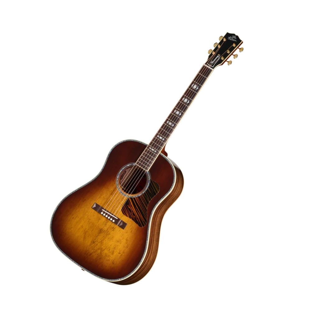 Gibson Custom Advanced Jumbo Anniversary Acoustic-Electric Guitar - Cremona Burst angled