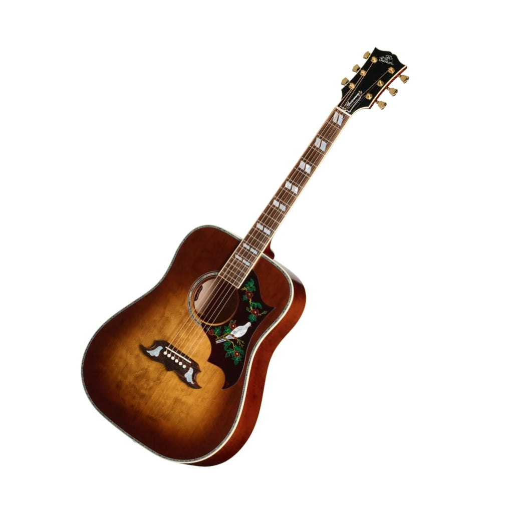 Gibson Dove Anniversary Limited Edition Acoustic-Electric Guitar - Cremona Burst angled