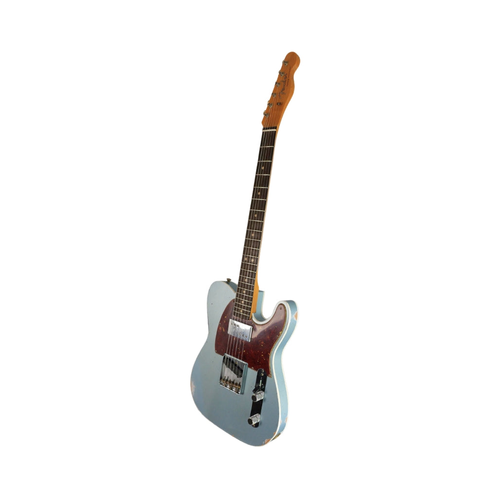 Fender Custom Shop 1963 Telecaster Custom CuNiFe Relic - Aged Blue Ice Metallic
