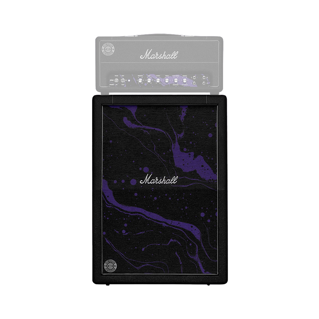 Marshall Limited Edition Hendrix Studio 2 x 12 Cabinet - Purple/Black stack