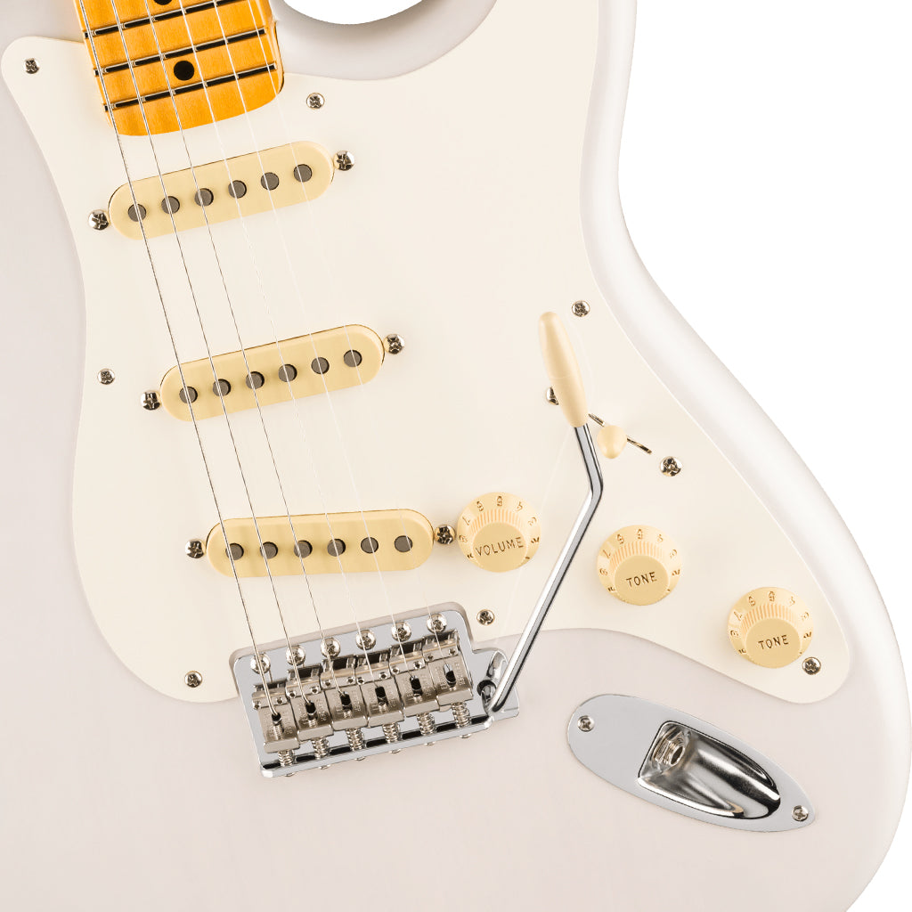 Fender Eric Johnson Stratocaster Maple Electric Guitar - White Blonde body