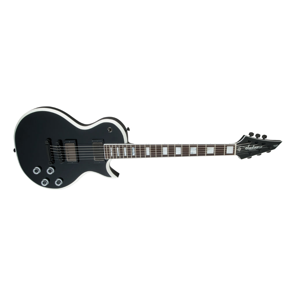 Jackson USA - Signature Marty Friedman MF-1 Electric Guitar - Gloss Black with White Bevels, Rosewood Fingerboard