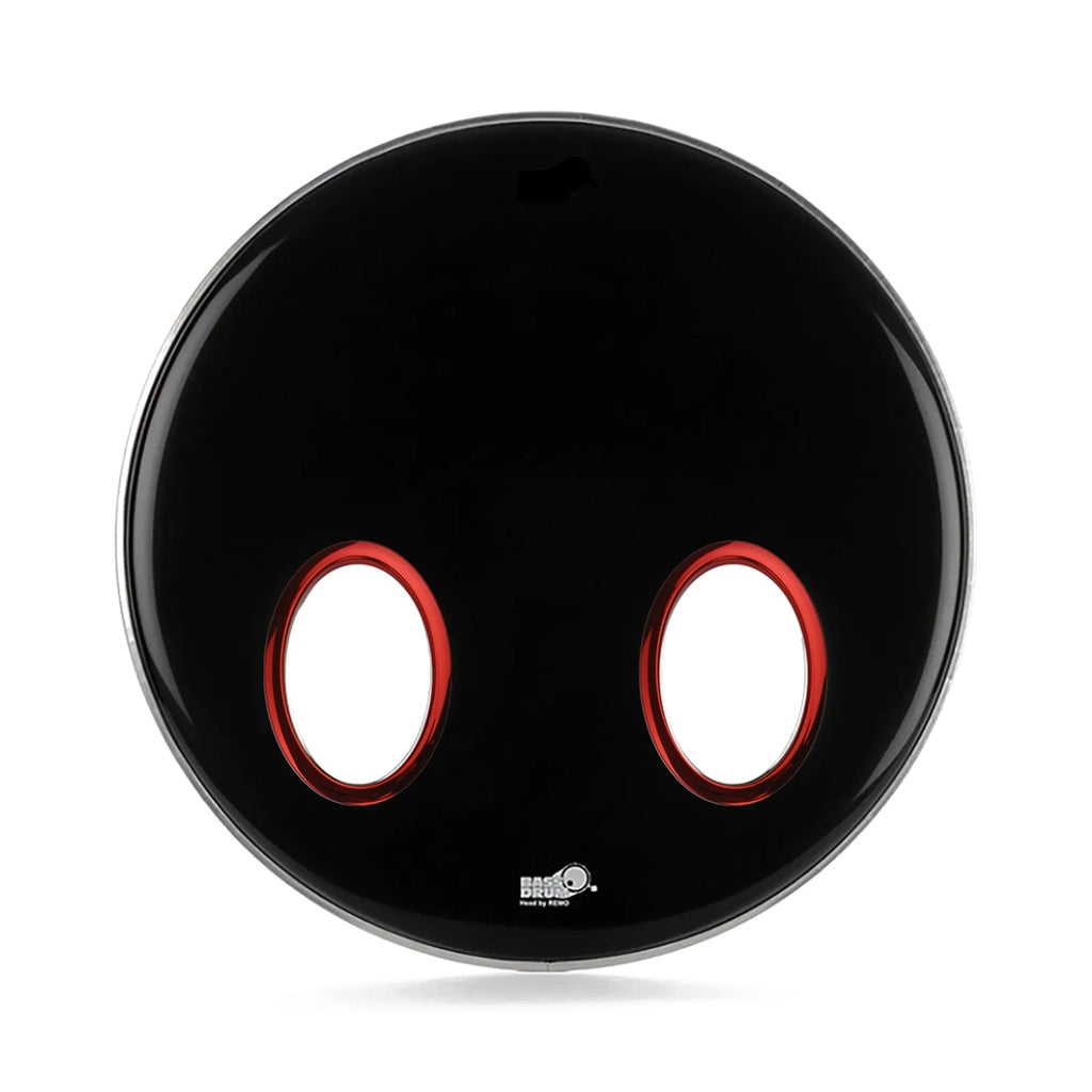 Bass Drum O  6" Oval Bass Drum Port Red