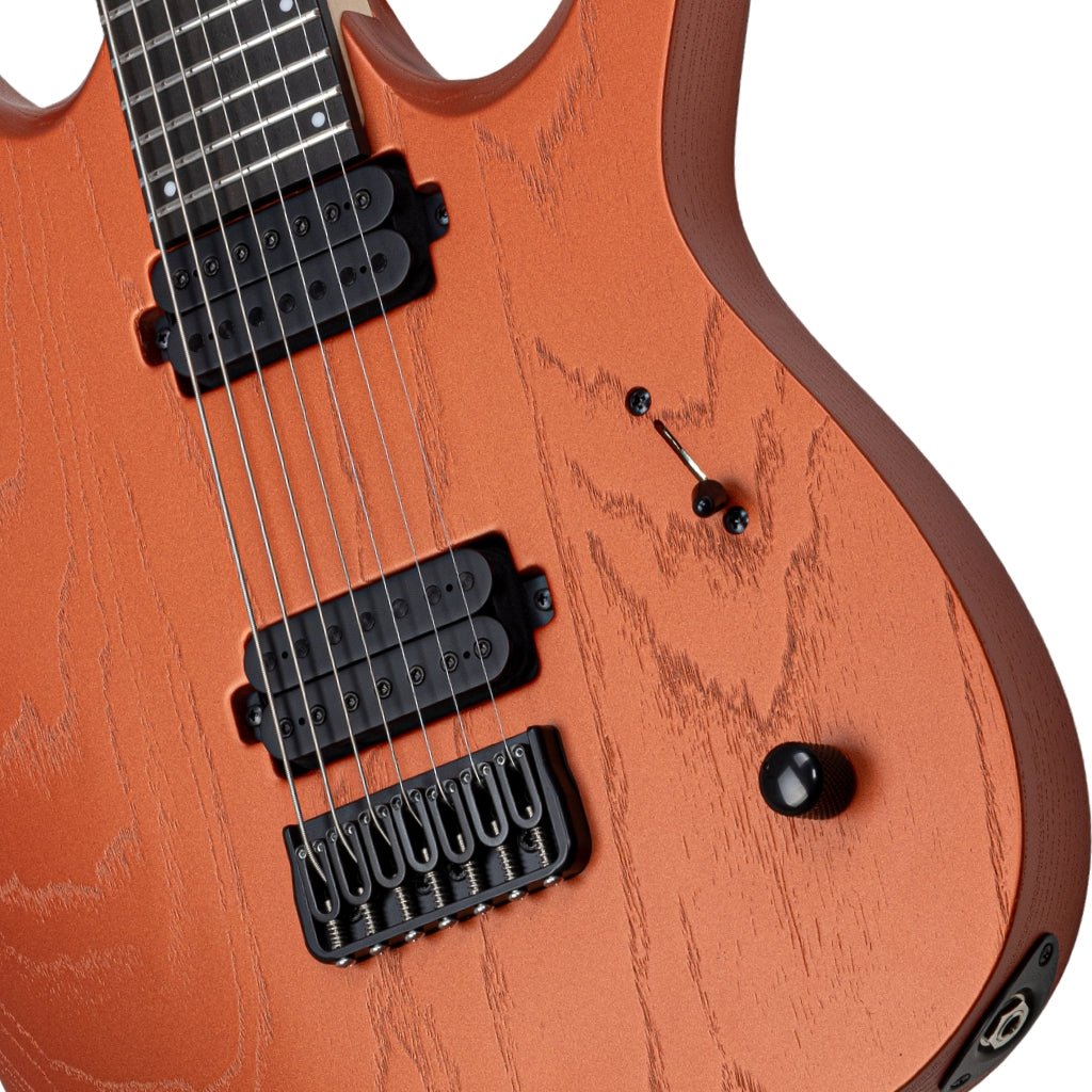 Mayones Duvell DT 7 Electric Guitar - Monolith Metallic Copper