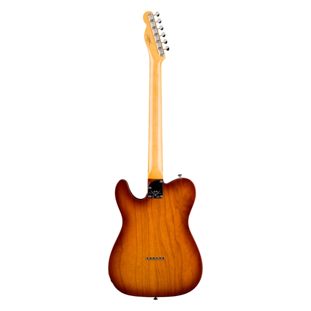 Fender - Postmodern Telecaster DLX Closet Classic Electric Guitar - Aged Violin Burst, Quartersawn Maple Neck