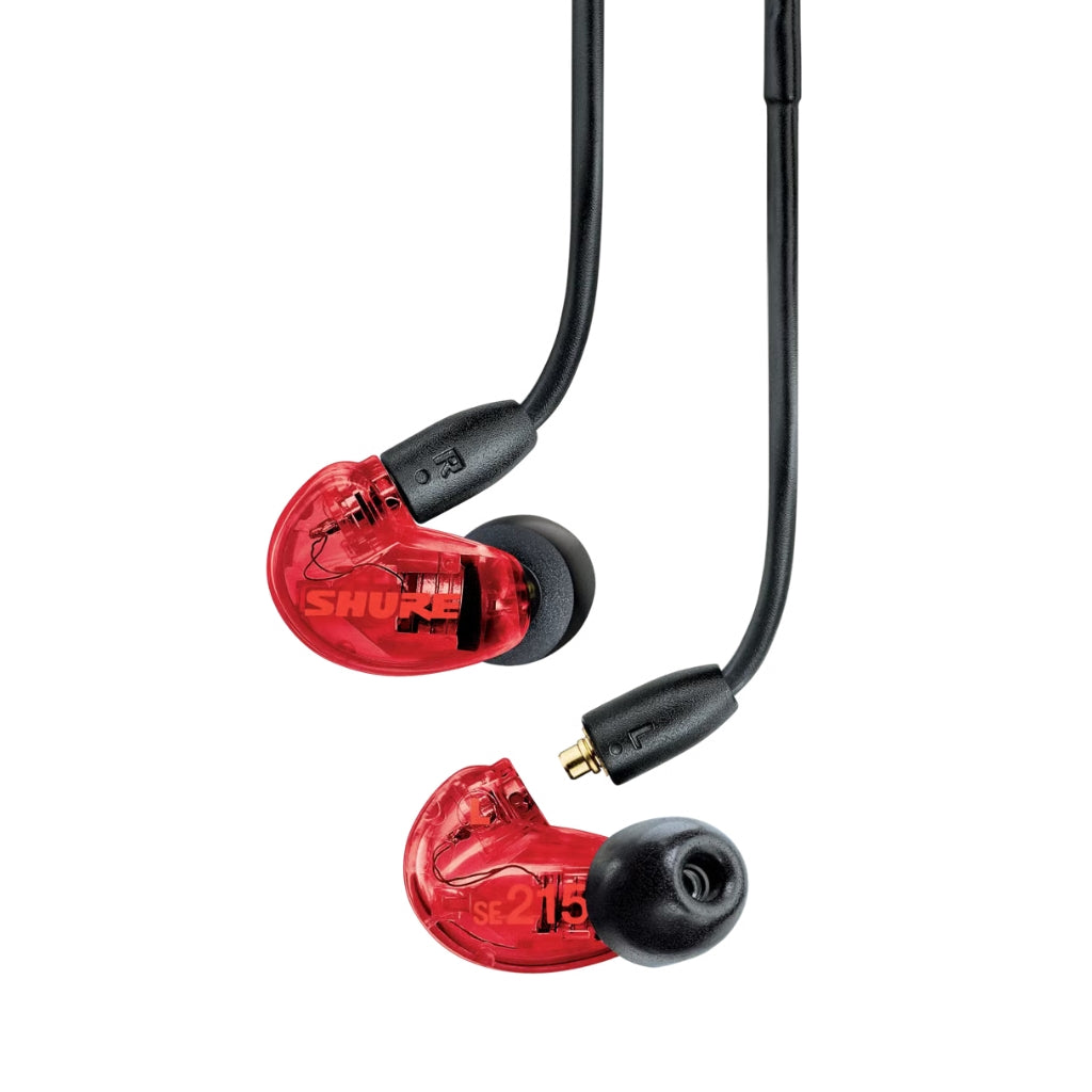 Shure SE215 Pro Professional Sound Isolating Earphones - Red