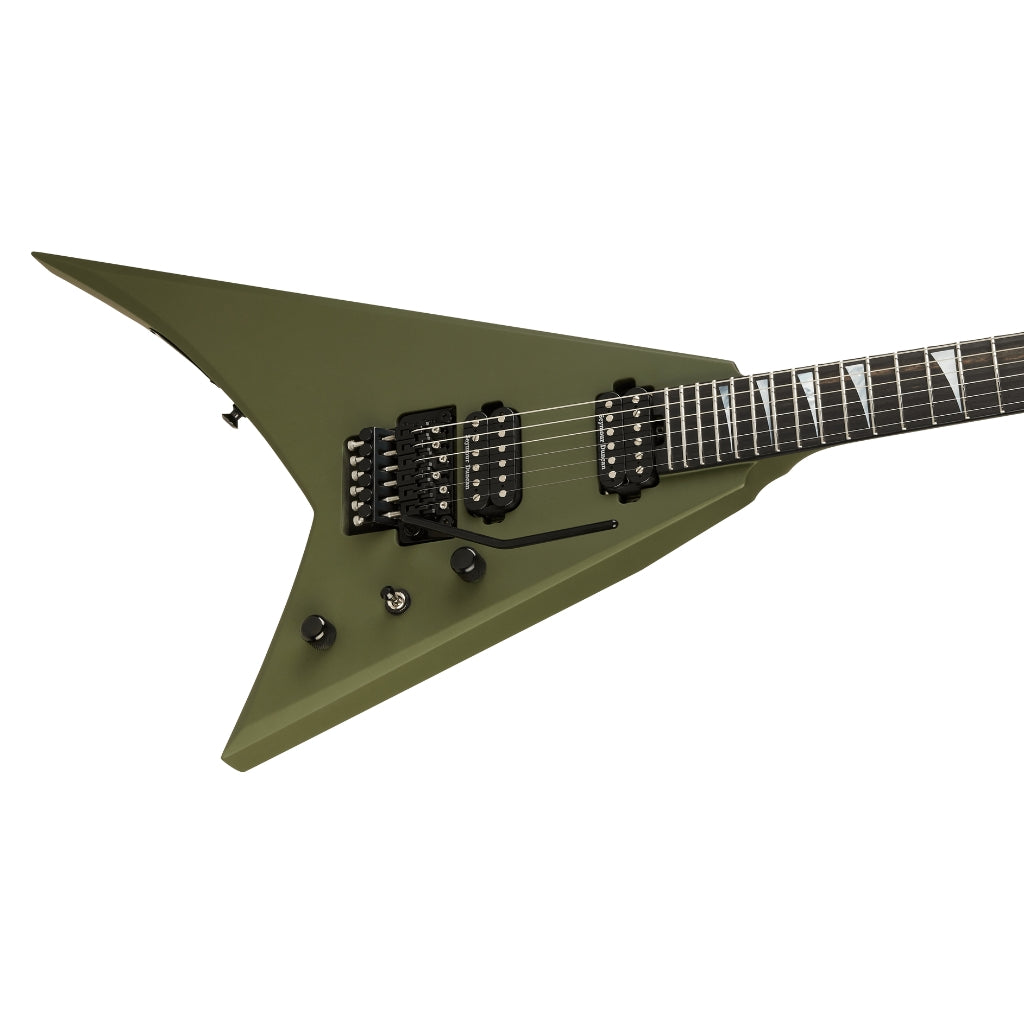 Jackson - American Series Rhoads RR24 Electric Guitar - Matte Army Drab, Ebony Fingerboard