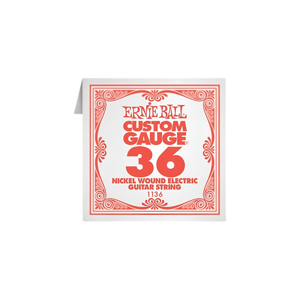 Ernie Ball 1136 Nickel Wound Electric Guitar String - Single .36