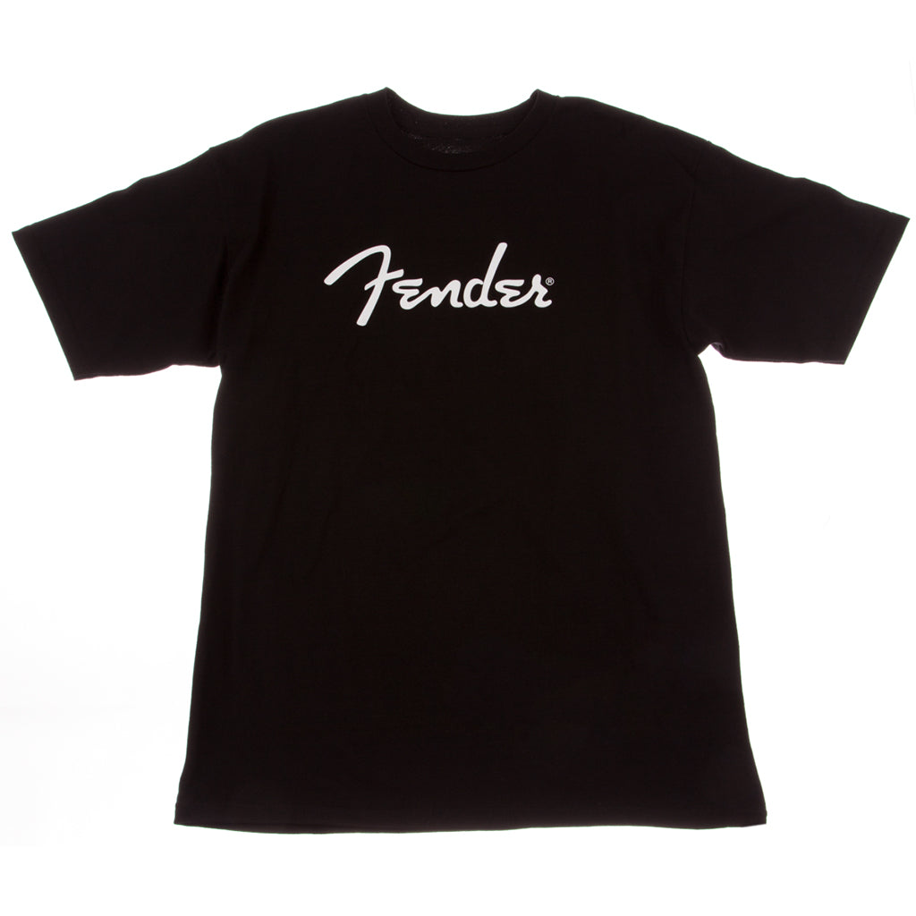 Fender Spaghetti Logo T Shirt Black L