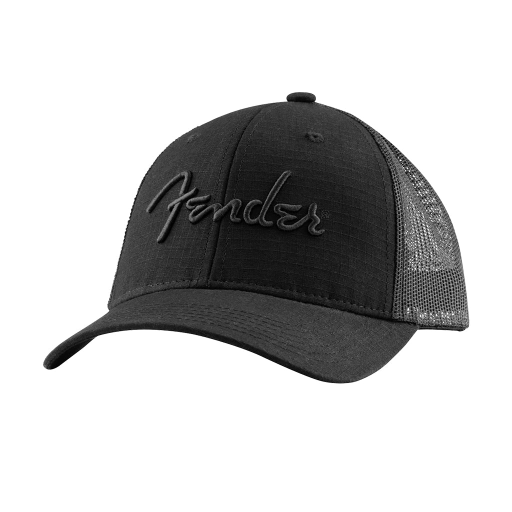 Fender Snap Back Pick Holder Hat Black