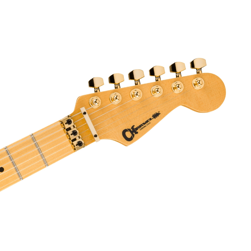 Charvel - American Neo-Classic San Dimas SD1 HH FR Electric Guitar - Gloss Black, Maple Fingerboard