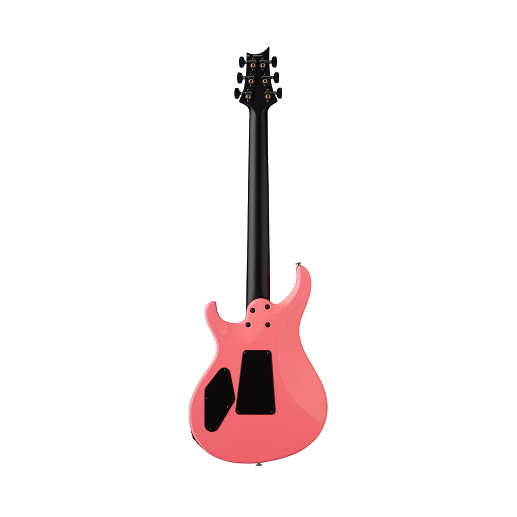 PRS Tekton Floyd Electric Guitar with Floyd Rose Tremolo - Hot Pink w/Black Satin Neck