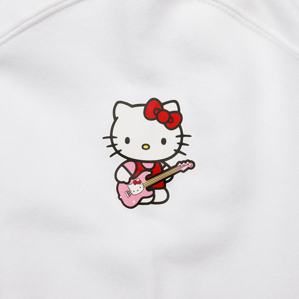 Fender Hello Kitty SL Logo White Hoodie Medium