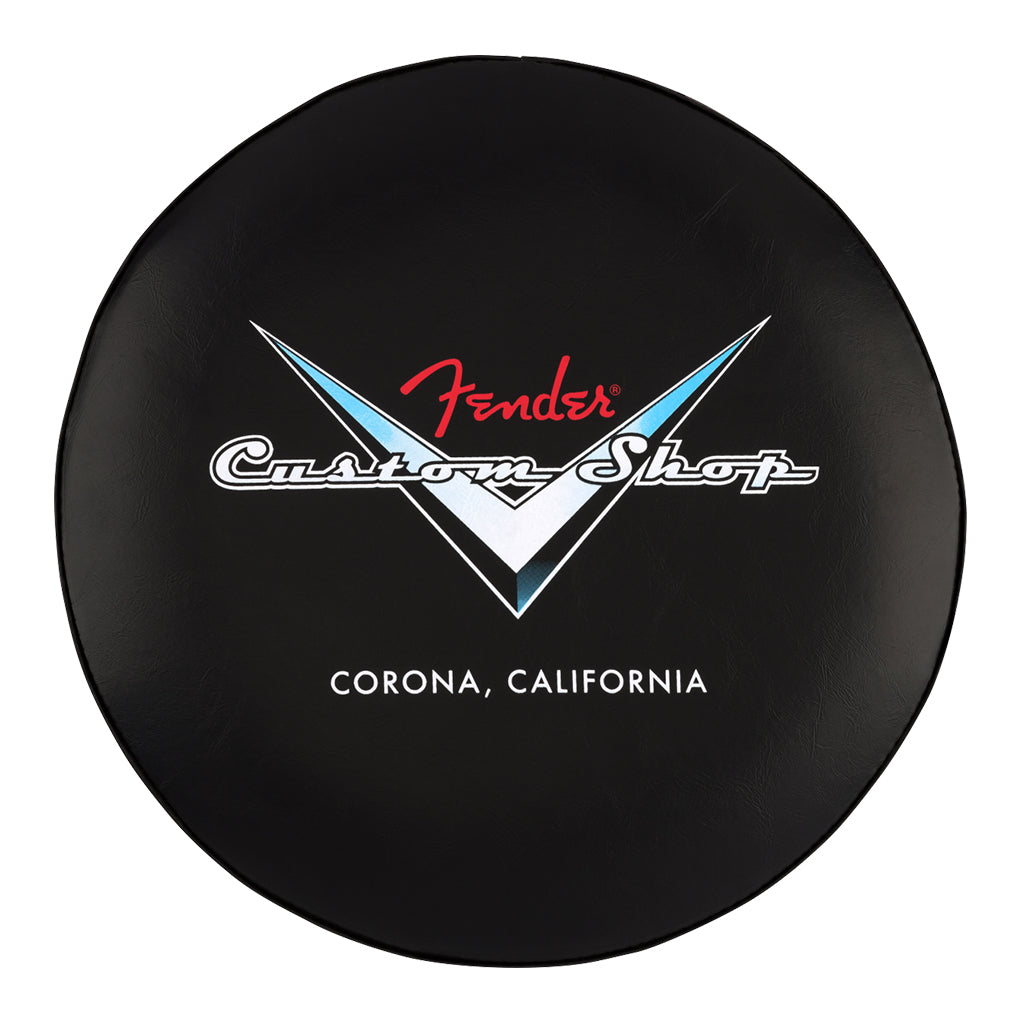 Fender Custom Shop Chevron Logo Barstool in Black - 24 Inch