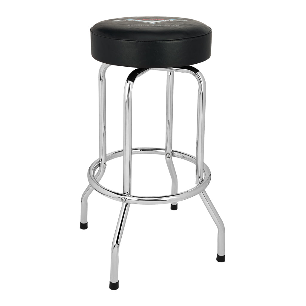Fender Custom Shop Chevron Logo Barstool in Black 30 Inch