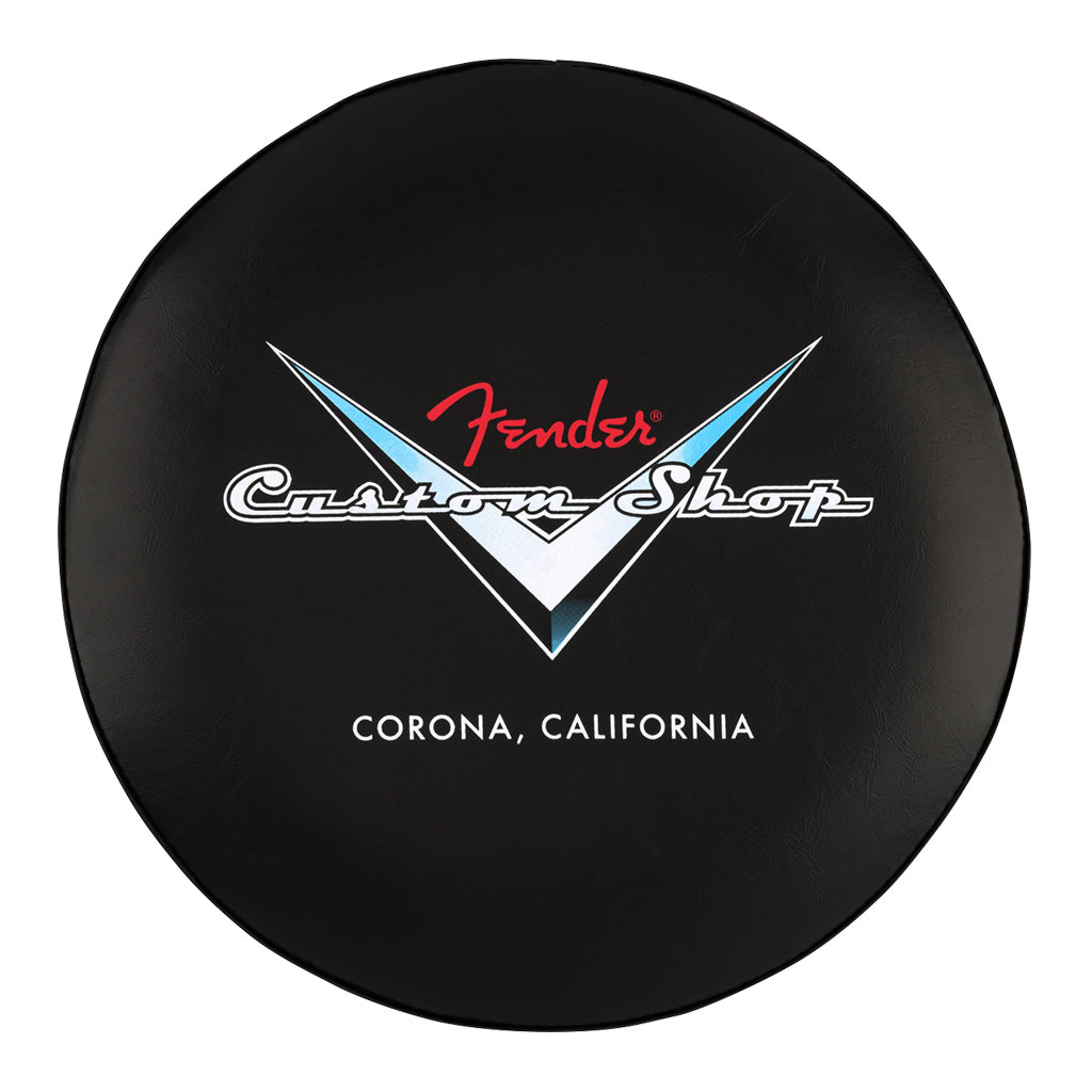 Fender Custom Shop Chevron Logo Barstool in Black 30 Inch
