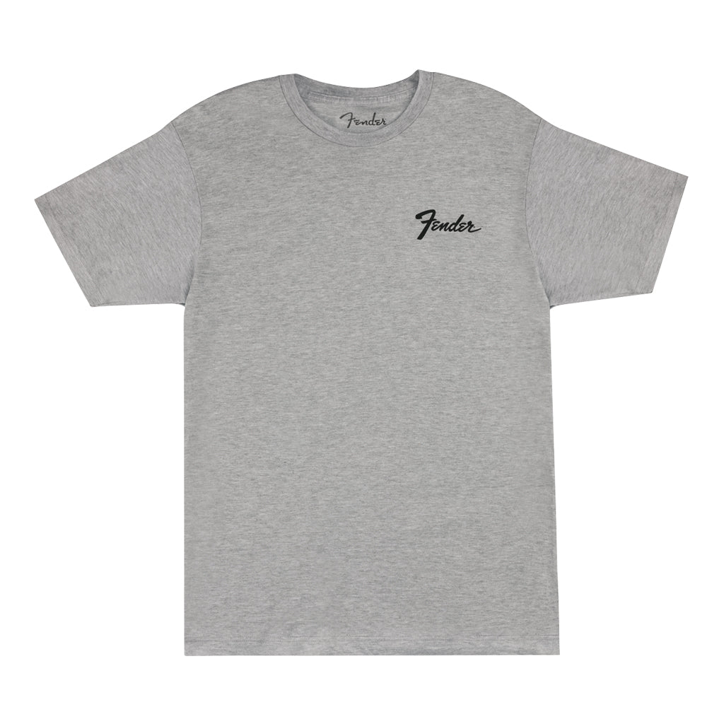 Fender Transition Logo Gray Tee in XXL