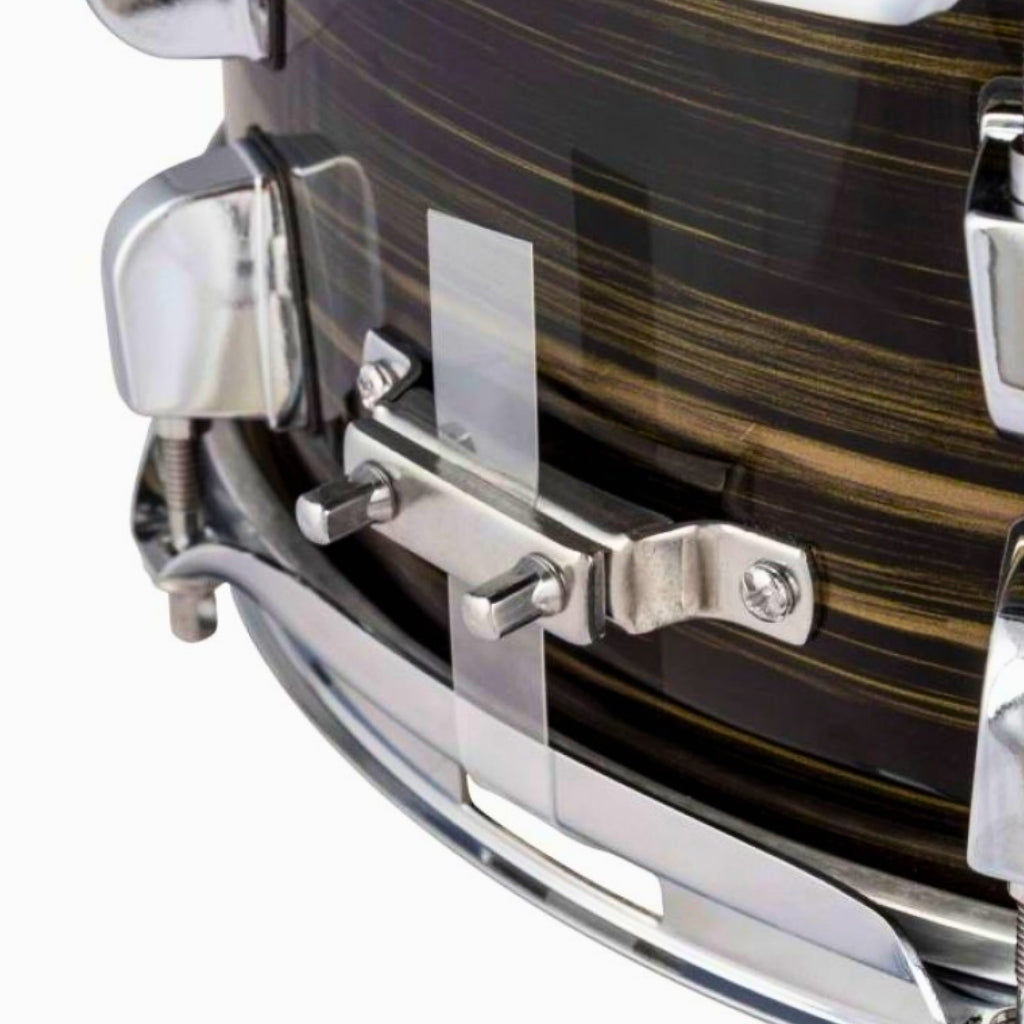 Tamburo - T5 LX Series Snare Drum - 5.5 inches x 14 inches, Wood Grain Black