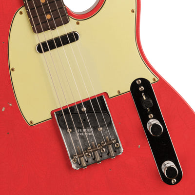 Fender Custom Shop Time Machine 63 Telecaster Relic Aged Fiesta Red