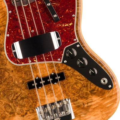 Fender Custom Shop Artisan Maple Burl Jazz Bass NOS Aged Natural