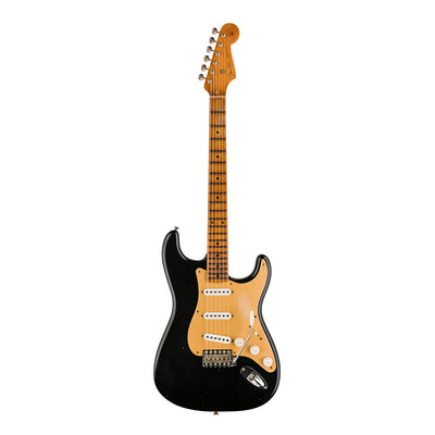 Fender Custom Shop Limited Edition 70th Anniversary Roasted 54 Stratocaster Journeyman Relic Aged Black