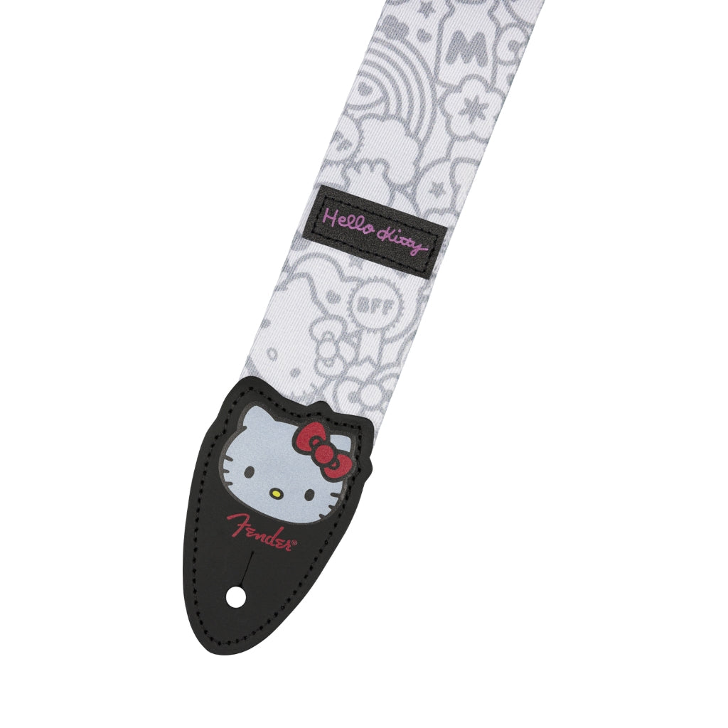Fender x Hello Kitty - White Poly Strap - 2 inches