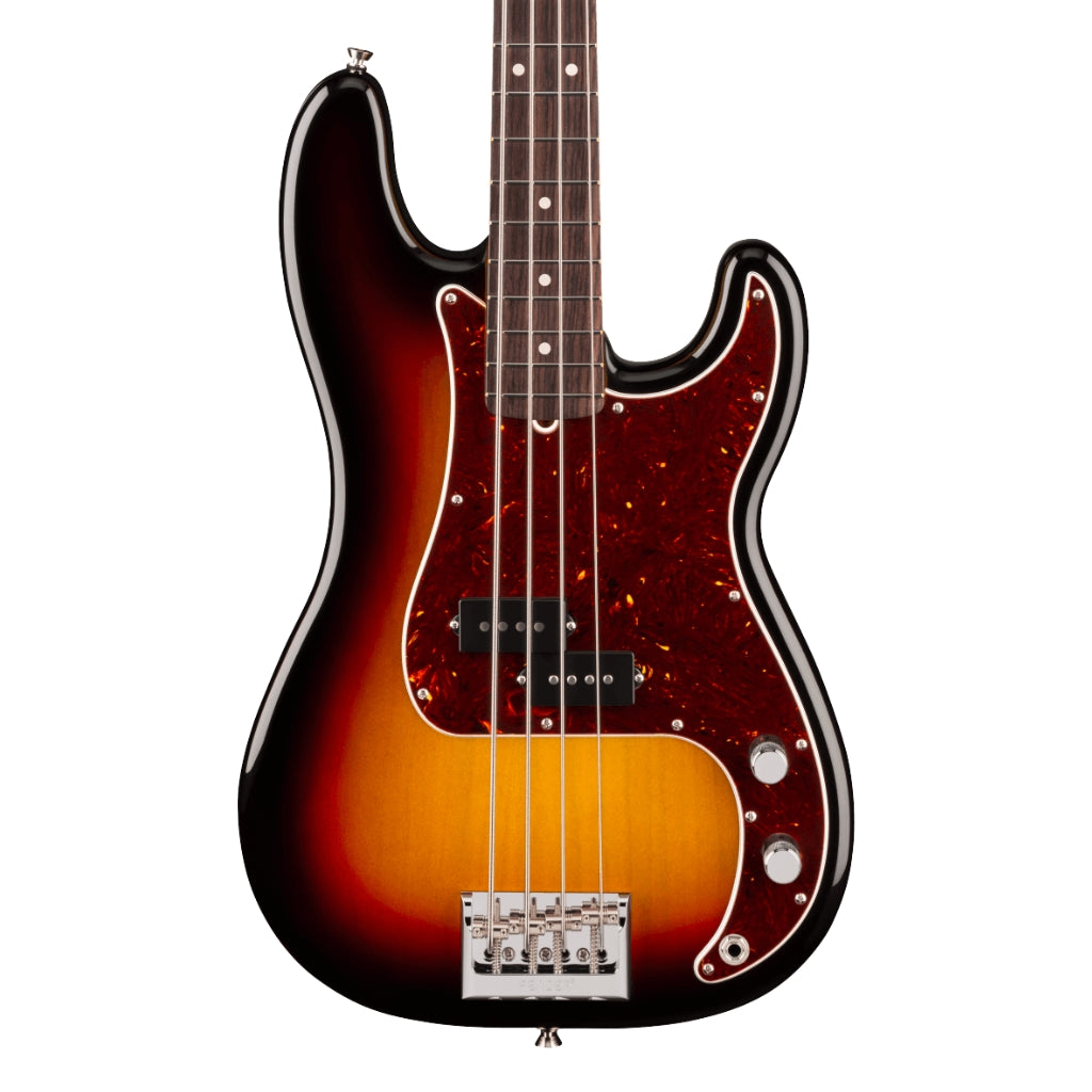 Fender American Professional Precision Bass Guitar - 3-Color Sunburst, Rosewood Fingerboard
