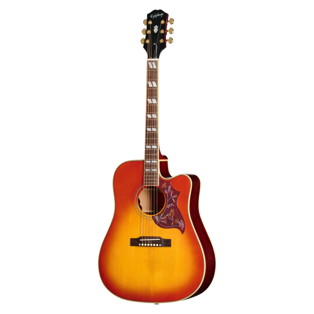 Epiphone - Hummingbird Standard EC Acoustic Guitar - Cherry Sunburst