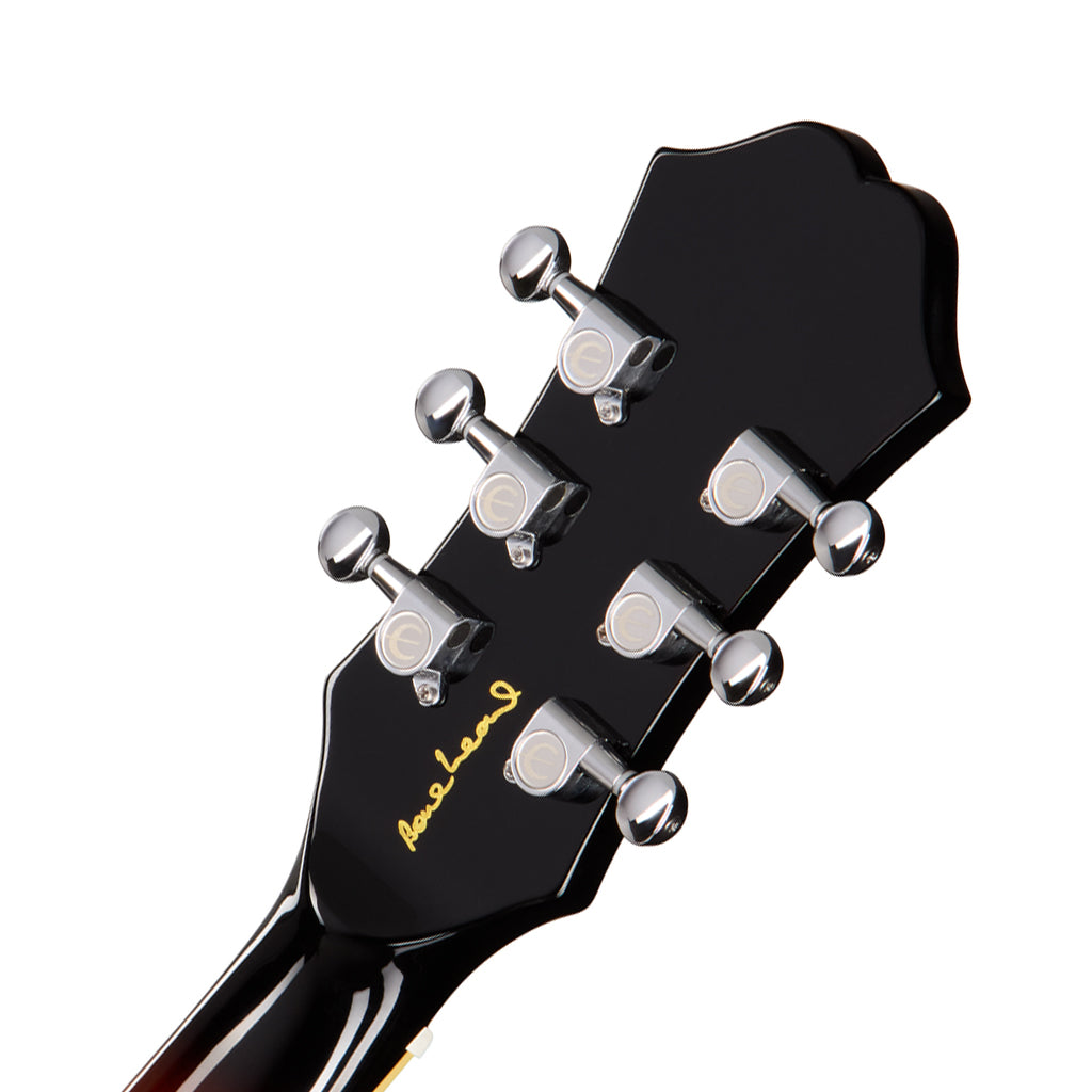 Epiphone Bonehead Riviera Left Handed - Dark Tobacco Burst