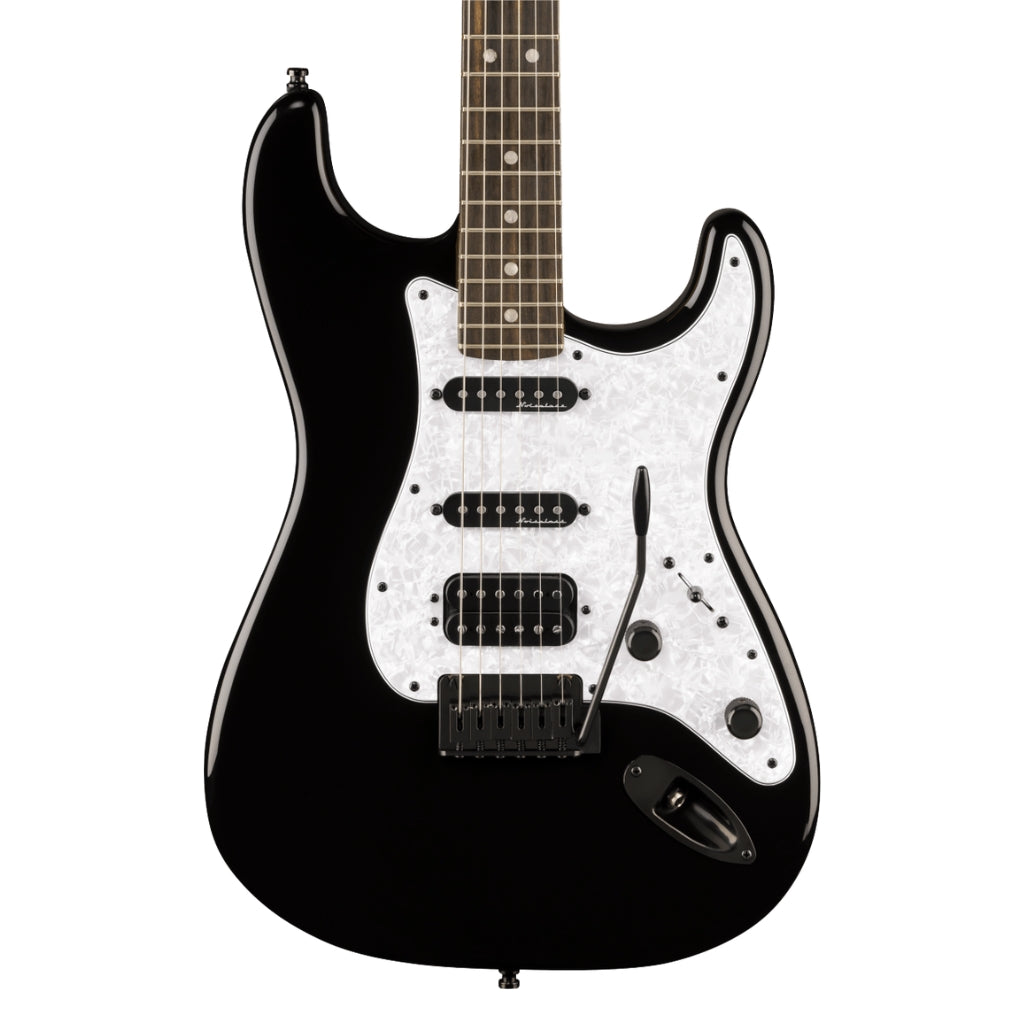 Fender - Limited Edition Player Fusion Stratocaster HSS Electric Guitar - Black, Ebony Fingerboard