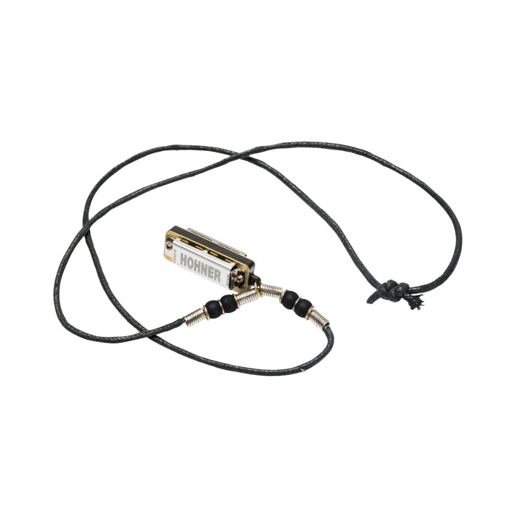 Hohner Mini Harmonica Necklace - Black