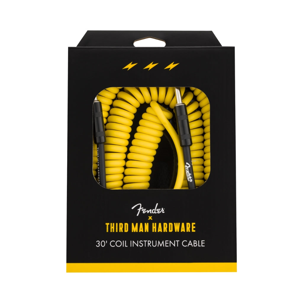 Fender x Third Man Hardware - 30' Coil Cable - Yellow