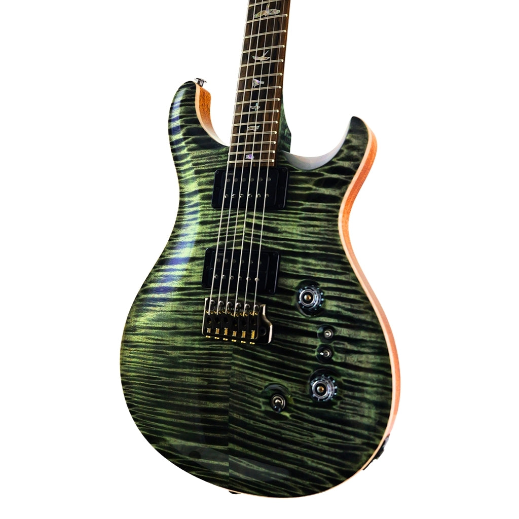 PRS - Custom 24-08 10-Top Natural Back Electric Guitar - Sage