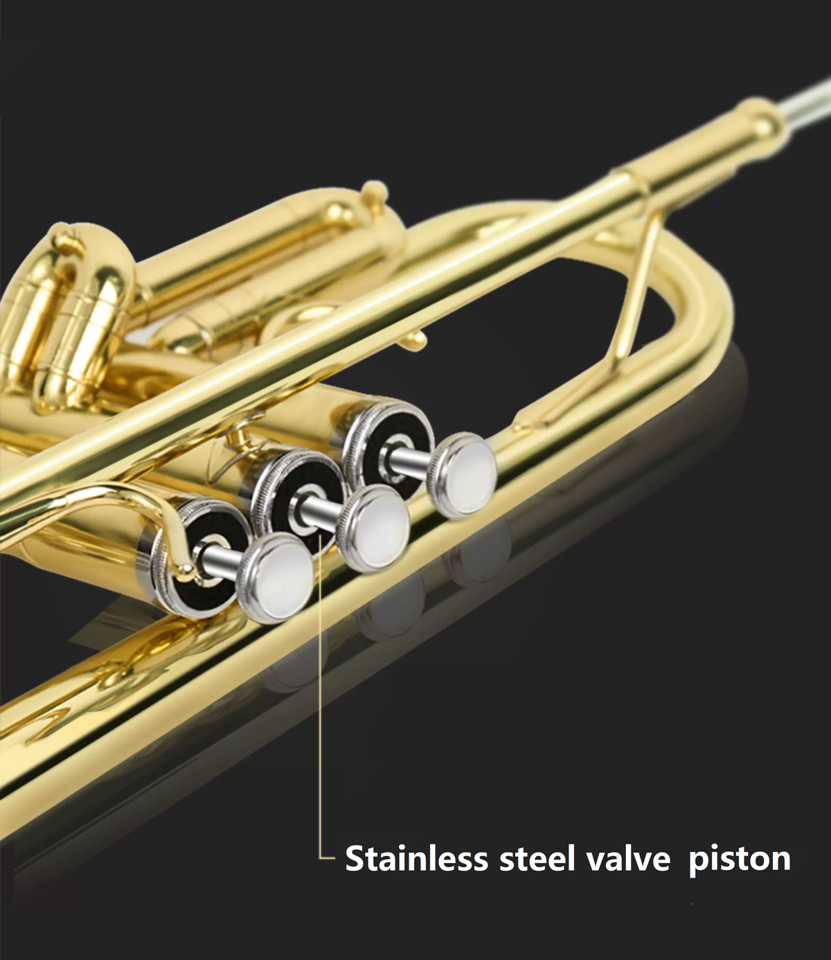 Knight High-Grade Trumpet TR-601 with Case